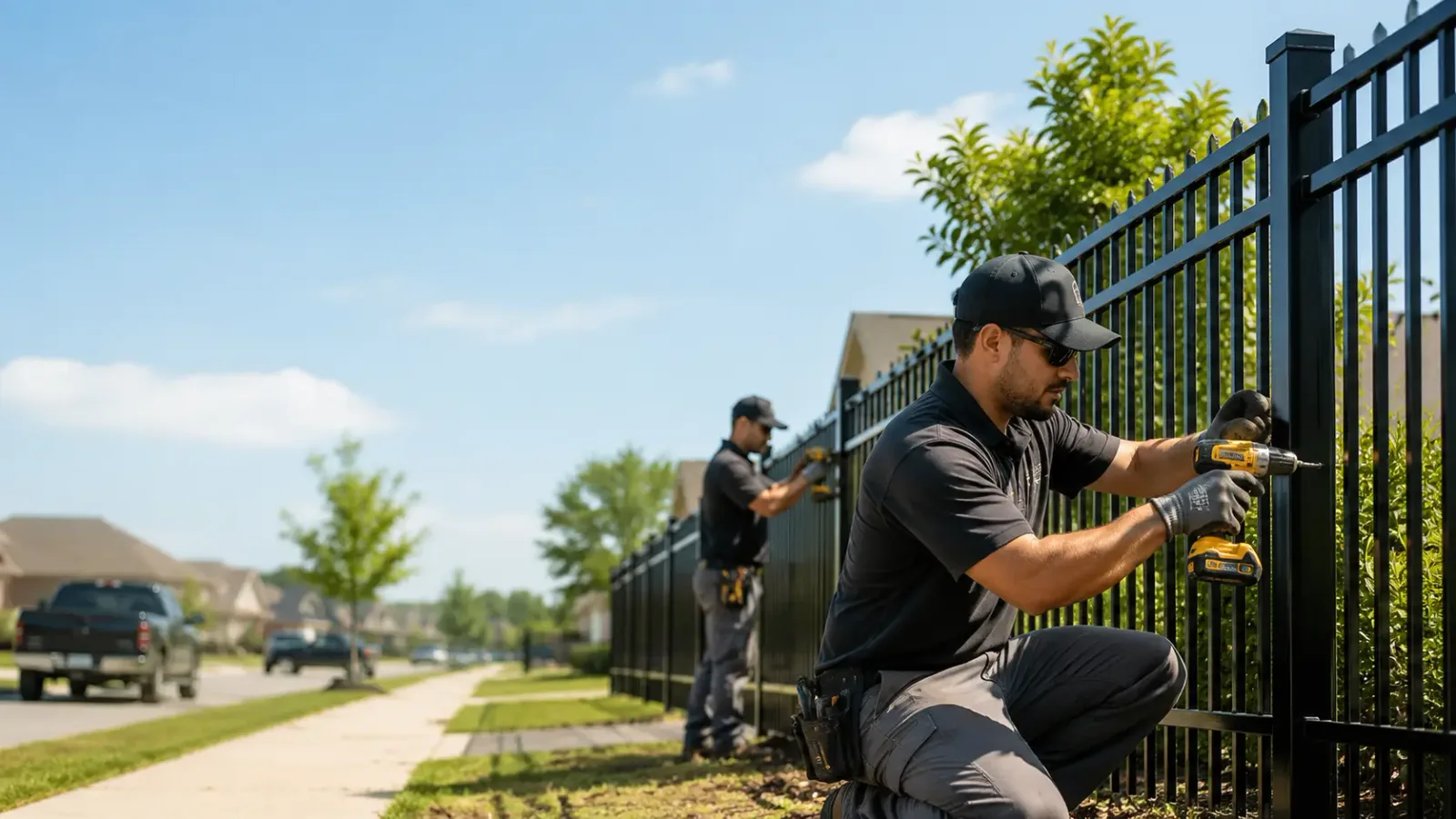 Metal Fence Installation in Baker, LA